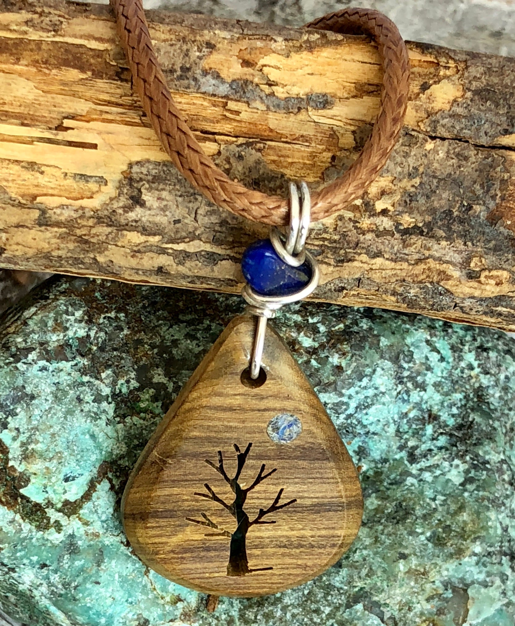 Tree of Life Wooden Pendant